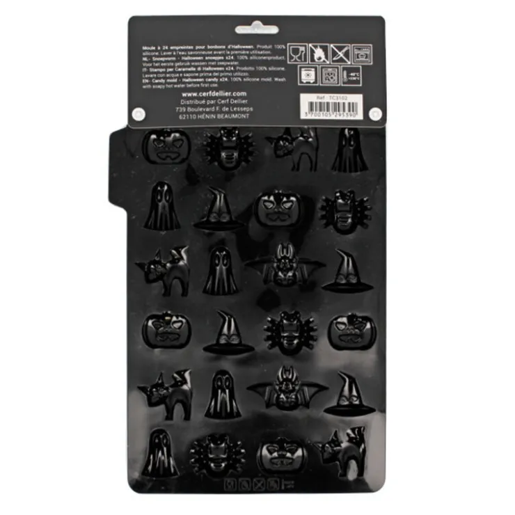 Moule bonbons Halloween en silicone-Cerf Dellier