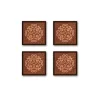 Moule carrés chocolat décor arabesques-Cerf Dellier Clearance