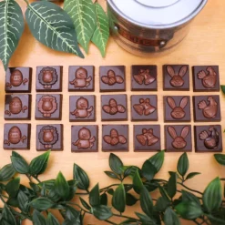 Moule carrés chocolat napolitains Pâques-Cerf Dellier Clearance