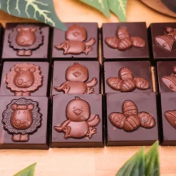 Moule carrés chocolat napolitains Pâques-Cerf Dellier Clearance