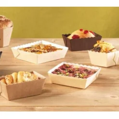 Moule carton Easy Bake carré 4,5 cm (x80)-Cerf Dellier New