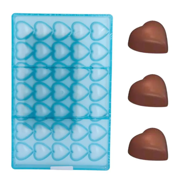 Moule chocolat 35 cœurs-Cerf Dellier Outlet