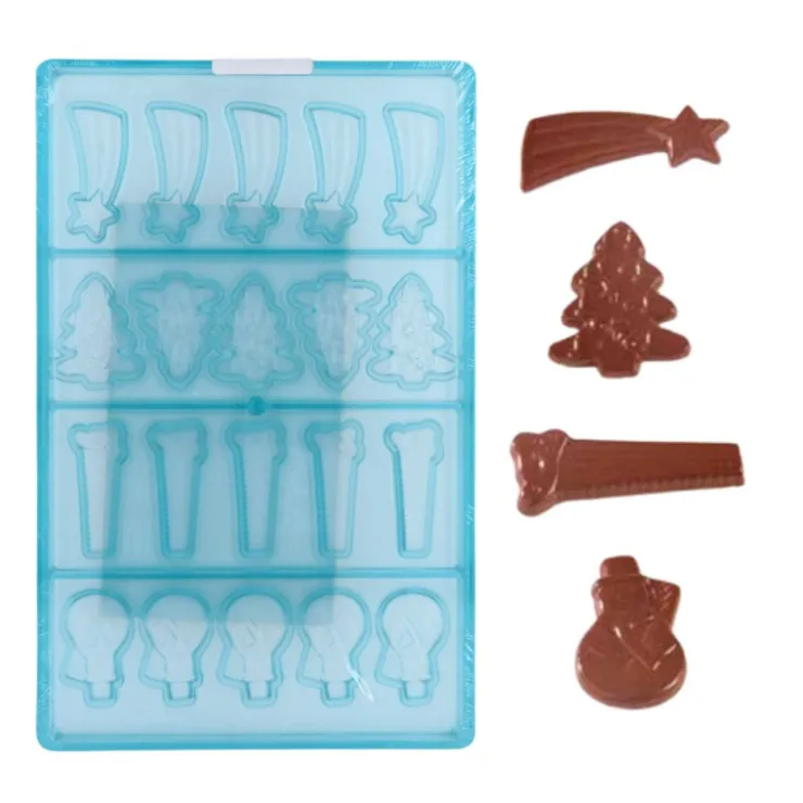 Moule chocolat 20 décors de Noël-Cerf Dellier Online