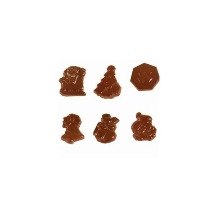 Moule chocolat 24 fritures de Noël-Cerf Dellier Online