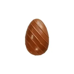 Moule chocolat 2 oeufs rayés 10 cm-Cerf Dellier Clearance