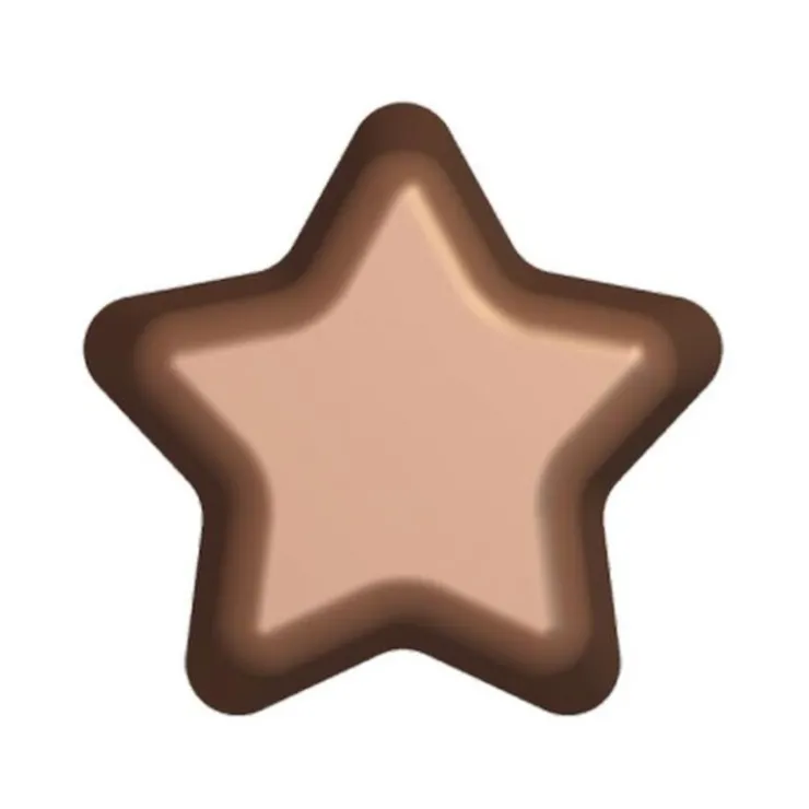 Moule chocolat 2 étoiles-Cerf Dellier Online