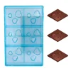 Moule chocolat Carrés 3 coeurs-Cerf Dellier Outlet