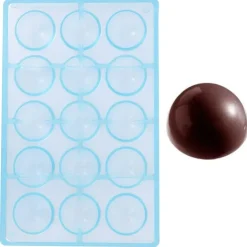 Moule chocolat demi-sphères 41 mm-Cerf Dellier Best