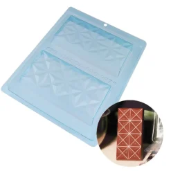 Moule chocolat en 3 parties tablette origami-Cerf Dellier New