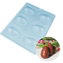 Moule chocolat en 3 parties Œufs lisses-Cerf Dellier Clearance