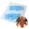 Moule chocolat en 3 parties 1 casse-noisette 3D-Cerf Dellier Outlet