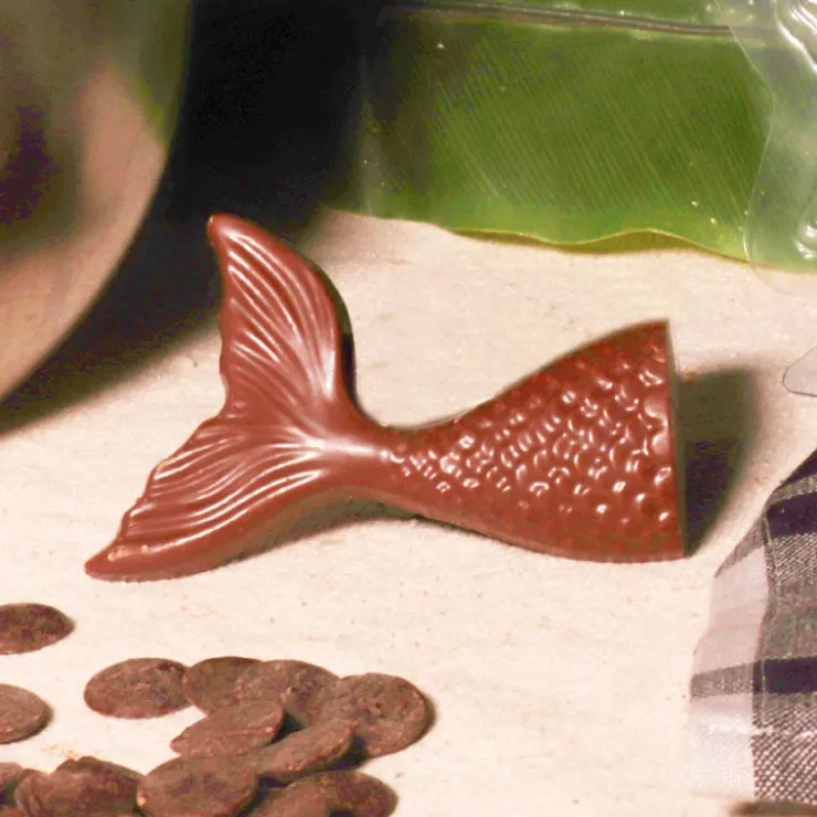 Moule chocolat en 3 parties queue de sirène-Cerf Dellier Hot