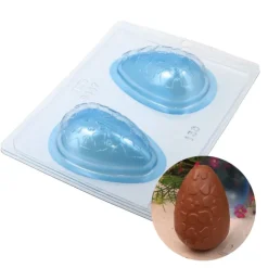 Moule chocolat en 3 parties œuf 3D motif cœur-Cerf Dellier New