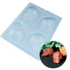 Moule chocolat en 3 parties petits crânes-Cerf Dellier New