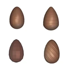 Moule chocolat oeufs assortis-Cerf Dellier Sale