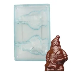 Moule chocolat Père Noël 15,5 cm-Cerf Dellier