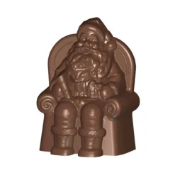 Moule chocolat Père Noël assis-Cerf Dellier