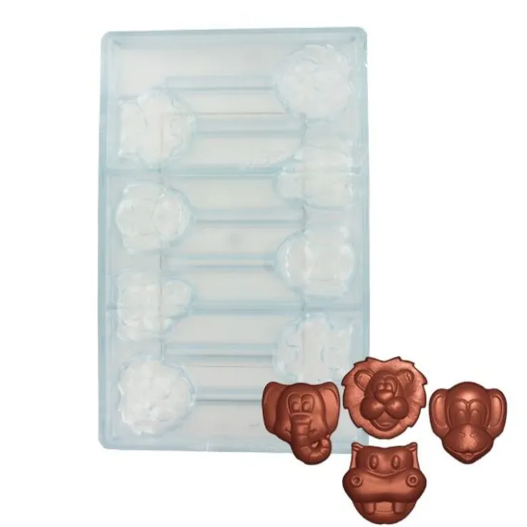 Moule Chocolat Sucettes Animaux de la Jungle-Cerf Dellier Sale