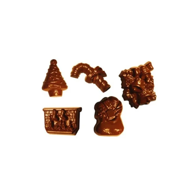 Moule chocolat Sujets de Noel assortis-Cerf Dellier Best