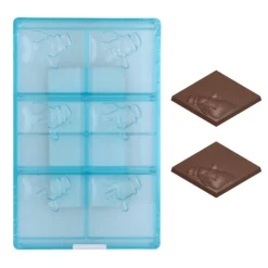 Moule chocolat tablettes bonhomme de neige-Cerf Dellier Hot