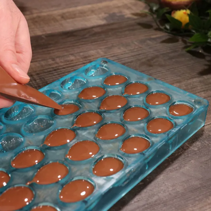 Moule chocolat œufs craquelés 3 cm Patisdécor-Cerf Dellier Clearance