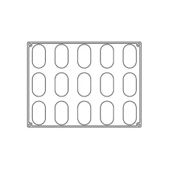 Moule en silicone Delish 15 empreintes Pavoni Italia-Cerf Dellier