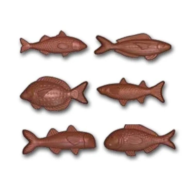 Moule friture en chocolat poissons assortis-Cerf Dellier Outlet