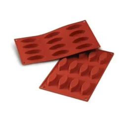 Moule silicone 12 barquettes moyennes-Cerf Dellier Clearance