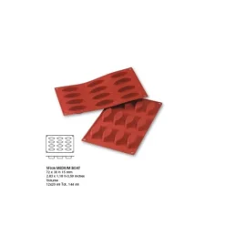 Moule silicone 12 barquettes moyennes-Cerf Dellier Clearance