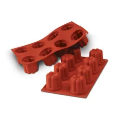 Moule silicone 8 bavarois 57x57 mm-Cerf Dellier Outlet