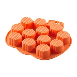 Moule silicone 12 citrouilles Halloween Wilton-Cerf Dellier