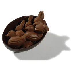 Moule silicone 5 demi oeufs 10 cm-Cerf Dellier New