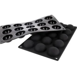 Moule silicone 15 demi-sphères Ø 4,5 cm-Cerf Dellier Outlet