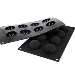 Moule silicone 8 demi-sphères 5 cm-Cerf Dellier Outlet