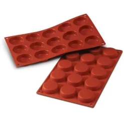 Moule silicone 15 flans 5 cm-Cerf Dellier Online