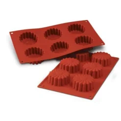Moule silicone 6 marguerites-Cerf Dellier New