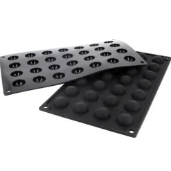 Moule silicone 28 mini demi-sphères 2,5 cm-Cerf Dellier Online