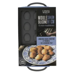 Moule silicone 15 mini madeleines-Cerf Dellier Clearance