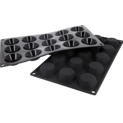 Moule silicone 15 mini tartelettes 5 cm-Cerf Dellier Clearance