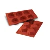 Moule silicone 6 petites brioches-Cerf Dellier Hot