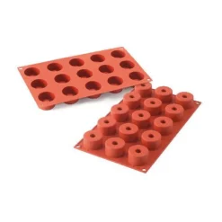 Moule silicone 15 rouleaux 4 cm-Cerf Dellier Discount