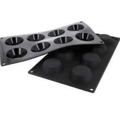 Moule silicone 8 tartelettes 6 cm-Cerf Dellier Online