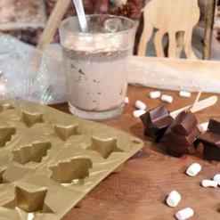 Moule sucette chocolat de Noël-Cerf Dellier Clearance