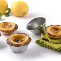 Moules à pasteis de nata 7 cm (x4)-Cerf Dellier Online