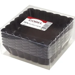 Moules à tartelettes carrés antiadhésifs (x6)-Cerf Dellier Best