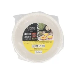 Moules à tartelettes jetables 9 cm (x4)-Cerf Dellier