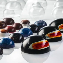 Moules chocolat demi sphères assortis (x6)-Cerf Dellier Best