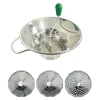 Moulins à légumes n°3 étamé avec 3 grilles 1,5, 2,5 et 4 mm-Cerf Dellier New