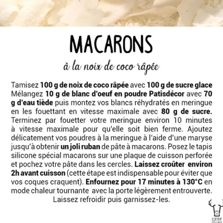 Noix de coco râpée fine 1kg-Cerf Dellier Best