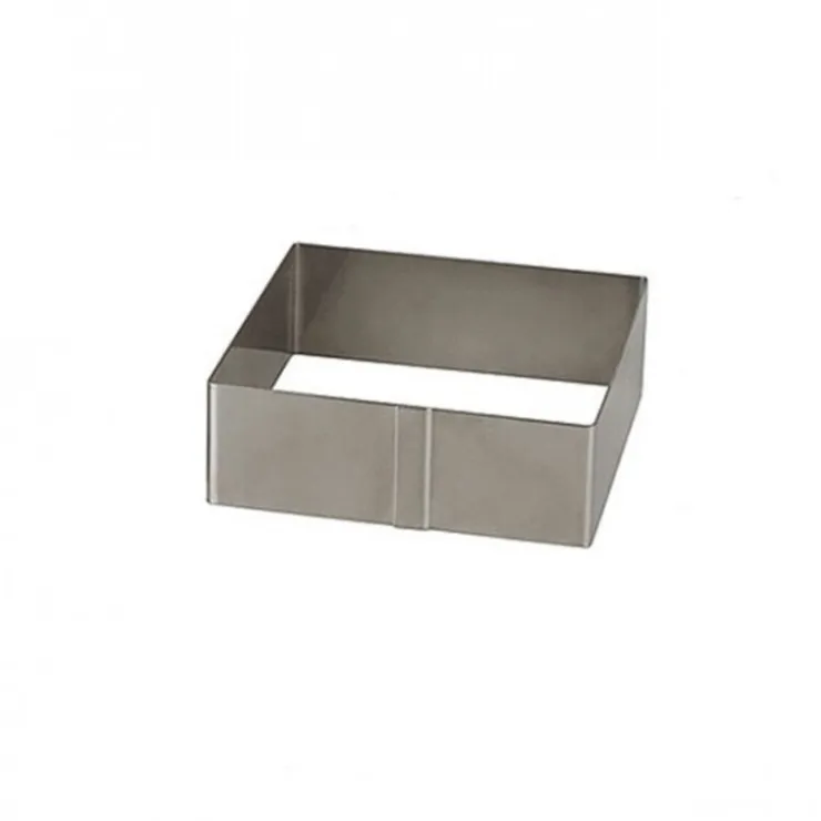 Nonnette carrée inox 80 x 80 mm-Cerf Dellier Clearance